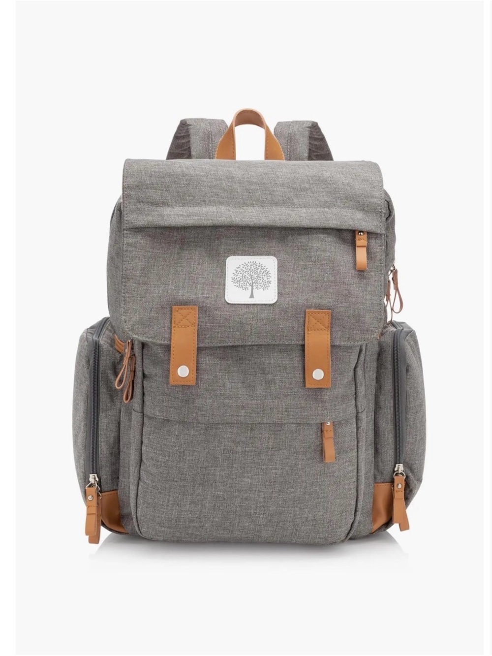 Parker Baby Co. Birch Bag  Backpack Grey Canvas